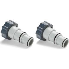 Intex Pool Care Intex Replacement Hose Adapter A w/Collar for Threaded Connection Pumps (Pair)