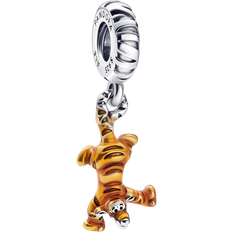 Jewelry Pandora Disney Winnie the Pooh Tigger Dangle Charm - Silver/Orange