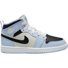 Nike Jordan AJ 1 Mid PS - Ice Blue/Black/Sail/White