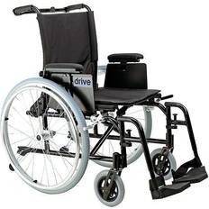 Drive Medical ak518ada-asf Cougar Ultra Lightweight Rehab Wheelchair Swing Away Footrests 18