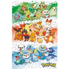 Pokémons Kinderzimmer GB Eye Pokemon Affisch First Partners 144