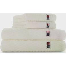 Håndklær Lexington Structured Håndklæde Gjestehåndkle Hvit (70x)