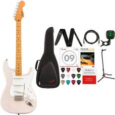 Squier classic vibe stratocaster Squier Classic Vibe 50s Stratocaster Electric Guitar White Blonde