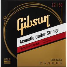 Gibson Strings Gibson Phosphor Bronze Acoustic Guitar Strings Light (12-53)