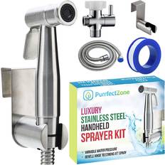 Bidet for toilet Purrfectzone Bidet Sprayer for Toilet Handheld Sprayer Kit- Easy to Install, Great Hygiene with Less Money Spentâ¦ outofstock