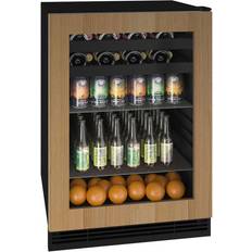 24 beverage refrigerator undercounter U-Line 24 Freestanding/Built In Undercounter Beverage Center Black