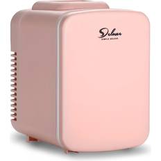 4l mini fridge Deluxe Fridge, 4L/6 Can Pink
