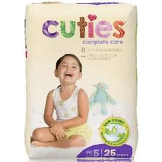 Cuties Complete Care Soft Hypoallergenic Wetness Indicator Diapers Size 5 25 Count