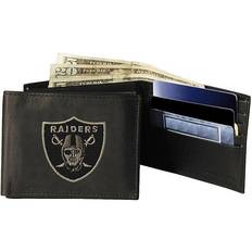 Rico Las Vegas Raiders Wallet Billfold Leather Embroidered Black