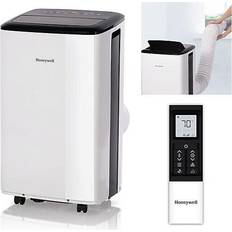 Air Coolers Honeywell 8,000 BTU Smart Wi-Fi Portable Air Conditioner and Dehumidifier, Remote Control, Black LP0821GSSM White