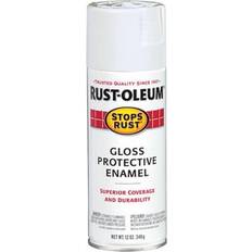 White Paint Rust-Oleum Stops Rust Protective Enamel 12 oz Anti-corrosion Paint White