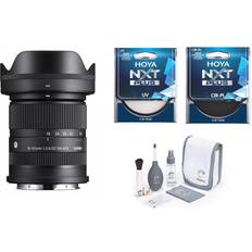 Sigma 18-50mm f/2.8 DC DN Contemporary Lens for Sony E Bundle With Hoya NXT 55mm HMC NXT