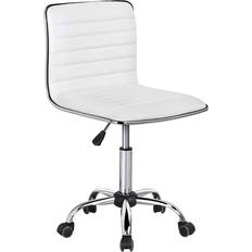 Pink swivel chair Yaheetech Swivel Office Chair 36.6"