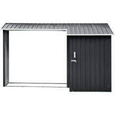 White Sheds Hanover 2-in-1 Galvanized Steel Multi-Use Shed, HANMLTIWDSHD-GRY (Building Area )