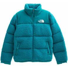 The North Face Fleece Jackets - Women The North Face Women’s High Pile Nuptse Jacket - Harbor Blue
