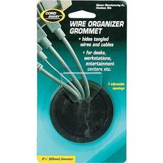Cable Ties Master Caster Wire Organizer Systems Grommets (00202) Black