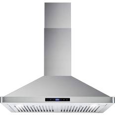 Cosmo 30 Ducted Range Hood Touch Controls, Silver