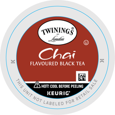 Twinings Tea Twinings of London Chai Tea, Keurig K-Cup Pods, 24/Box TNA09954, Black