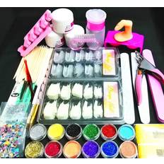 Nail Products on sale Sunbelee Professional Acrylic with Everything Nail Kit Set 33-pack