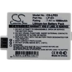 Cameron Sino Batterier & Ladere Cameron Sino Replacement Battery For Canon 7.4v 1080mAh/7.99Wh Camera Battery