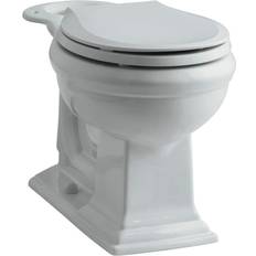 Blue Toilets Kohler Memoirs Comfort Height Round Front Toilet Bowl Only in Ice Grey