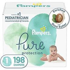 Pampers Pure Protection Diapers Size 1 4-7kg 198pcs