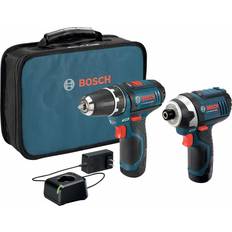 Bosch Set Bosch 12V Li-ion 2-Tool Cordless Combo Kit (Includes 2 L-BOXXes)