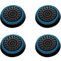 Thumb Grips Insten 4pcs Black/Blue Silicone Thumb Thumbstick Grips Analog Stick Cover Caps 360
