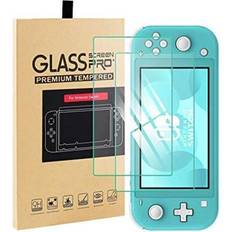 [2 Pack] Compatible with Nintendo Switch LITE 2019 Screen Protector 9H Tempered Glass, POKANIC