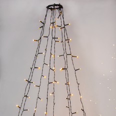 Plast Juletrelys Star Trading Candle Tree Lights Golden Juletrelys 360 Lamper