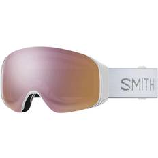 Women Goggles Smith 4D Mag S - White Chunky Knit/Chrompp Evrydy Rose Gld Mirror