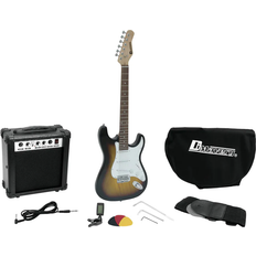Saiteninstrument Dimavery EGS-1 Electric guitar kit Sunburst incl. gig bag, incl. amplifier