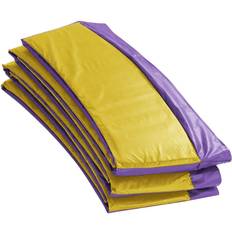 Upper Bounce Super Trampoline Replacement Safety Pad (Spring Cover) Fits for 9 ft. Round Frames Purple/Yellow