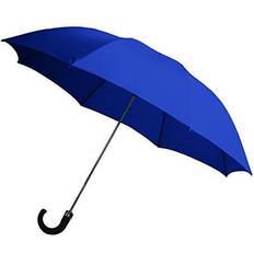 Umbrellas Rainbrella 2-Fold Auto Open Umbrella with Sleeve and Plastic Hook Handle, Blue, 42" 48135