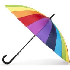 Totes Umbrellas Totes Rainbow Auto-Open Stick Umbrella