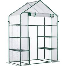 Greenhouses on sale OutSunny Mini Greenhouse 56x29" Stainless Steel PVC Plastic
