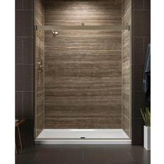 Sliding glass shower doors Kohler Levity 59.625 Frameless Sliding Shower