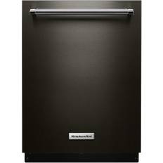 Black - Freestanding Dishwashers KitchenAid 39 DBA Fan-Enabled ProDry™ System PrintShield™ Black