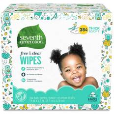 Seventh Generation Baby Skin Seventh Generation Baby Wipes 384-Ct. Free & Clear Baby Wipe Set