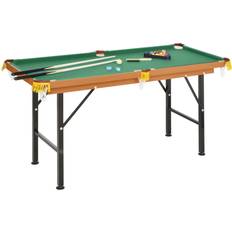 Billiard Cues Table Sports Homcom Soozier 55" Portable Folding Billiards Table