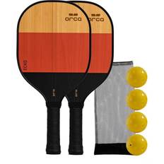 Pickleball Sets Orca Echo Wood Pickleball Paddle Deluxe Combo Set