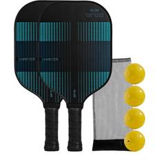 Polymer Pickleball Paddles Orca Charter Honeycomb Pickleball Paddle Deluxe Combo Set