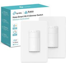 Kasa Smart Motion Sensor Switch, Dimmer Light Switch, Single Pole, Needs Neutral Wire, 2.4GHz Wi-Fi, Compatible with Alexa & Google Assistant, UL
