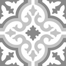 Wallpaper RoomMates Peel & Stick Floor Tiles gray Gray Roma Peel & Stick Floor Tile Set of 20