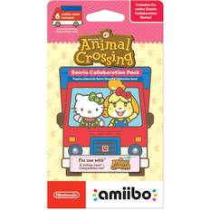 Nintendo Amiibo Animal Crossing New Horizon Sanrio Collaboration Exclusive Pack 6 Cards