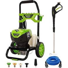 Electric water pressure washer Pressure & Power Washers Greenworks 2,300-PSI 2.3-GPM Cold Water Electric Pressure Washer, 5118002VT