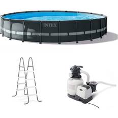 Intex Freestanding Pools Intex 26333EH 20' x 48' Round Ultra XTR Frame Swimming Pool Set with Filter Pump