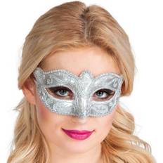 Boland Venice Felina Eye Mask Silver