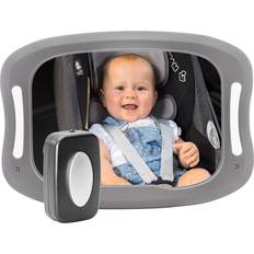 Baksetespeil Reer BabyView LED Car Safety Mirror with Light