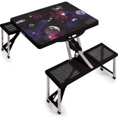 Picnic Time Camping Tables Picnic Time Death Star Star Wars Picnic Table Portable Folding Table with Seats